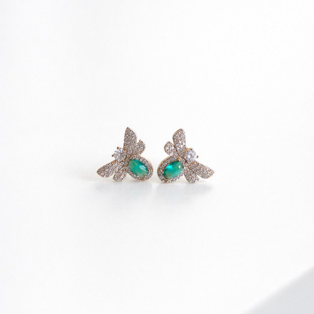 Brinco Abelha Cravejada Aqua