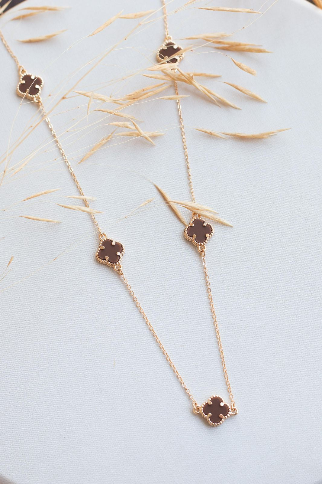 Colar Inspiração Trevo 40cm