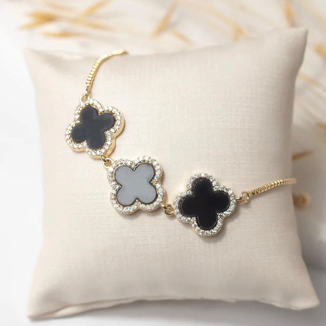 Pulseira Inspiração Trevo Regulável