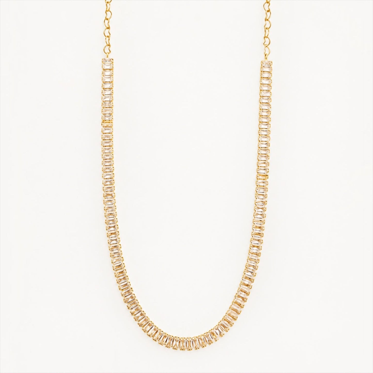 Choker Baguete Cristal