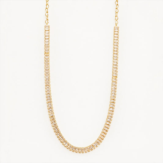 Choker Baguete Cristal