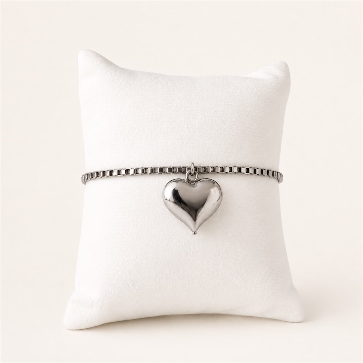 Pulseira de Coração Corrente Veneziana