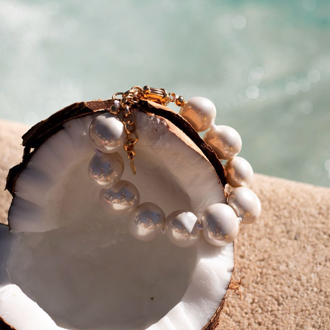 Pulseira de Pérola Shell
