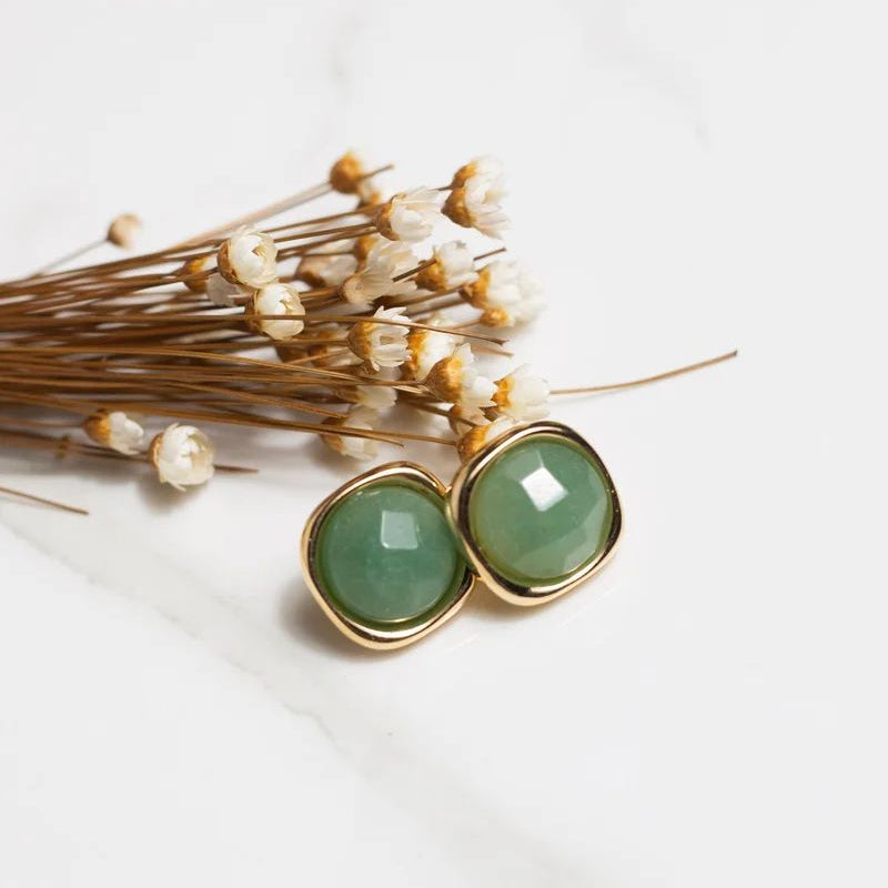 Brinco Pedra Natural