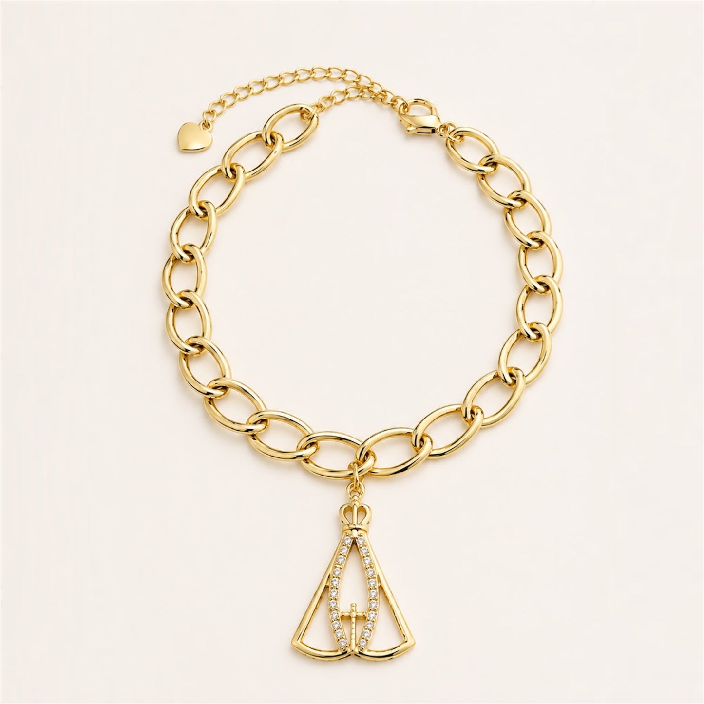 Pulseira Elo com Nossa Senhora