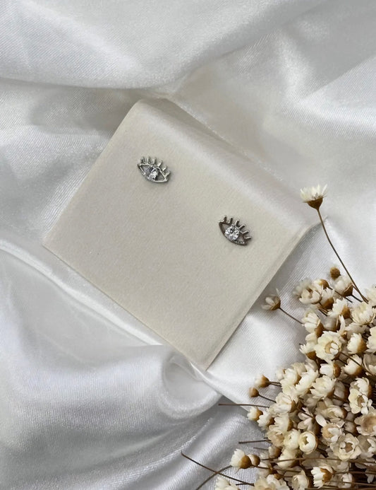 Brinco Olho Grego com Ponto de Luz