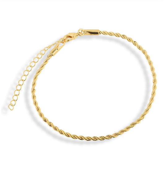 Pulseira Cordão Baiano Fino