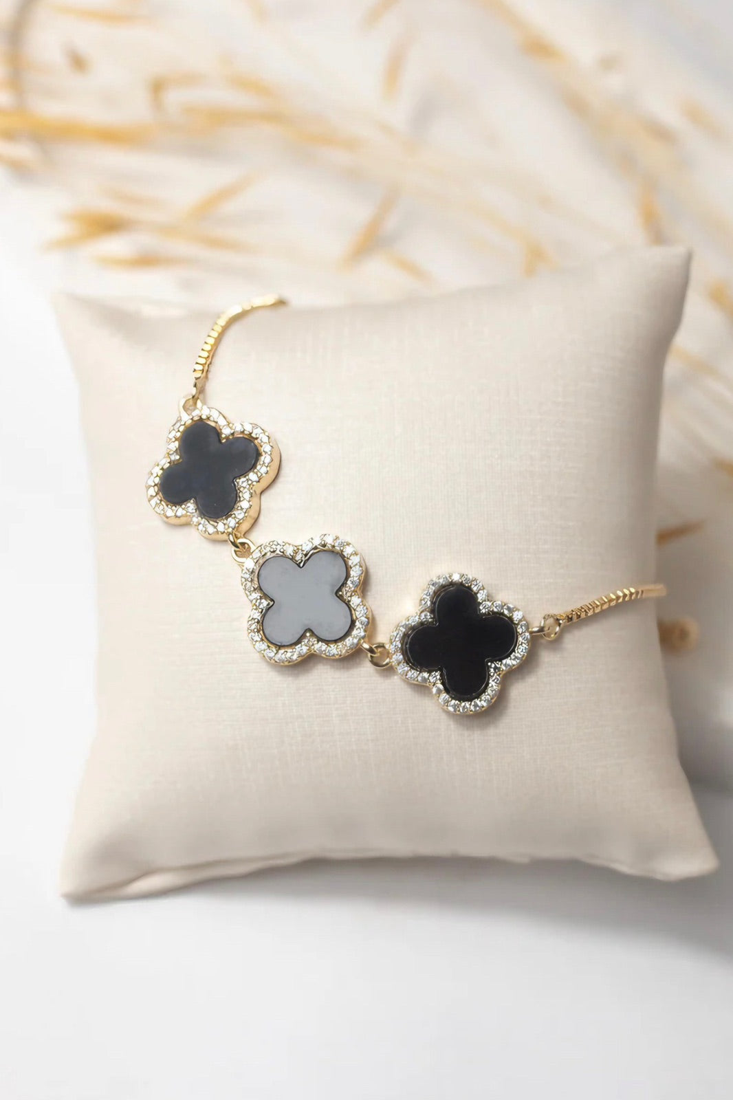 Pulseira Inspiração Trevo Regulagem